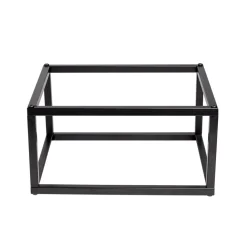 Pieds pour meuble Box Cube métal noir H17,5cm