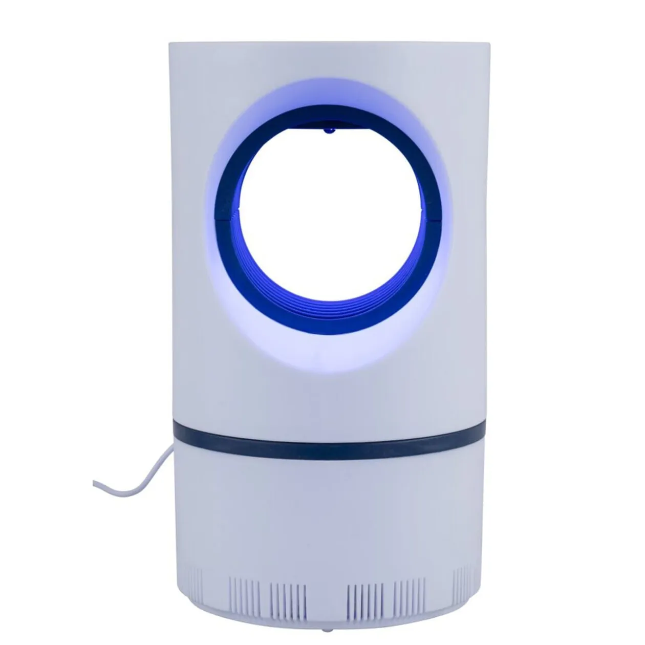 Piège anti-moustique électrique à LED et aspiration Ø13xH22,5cm