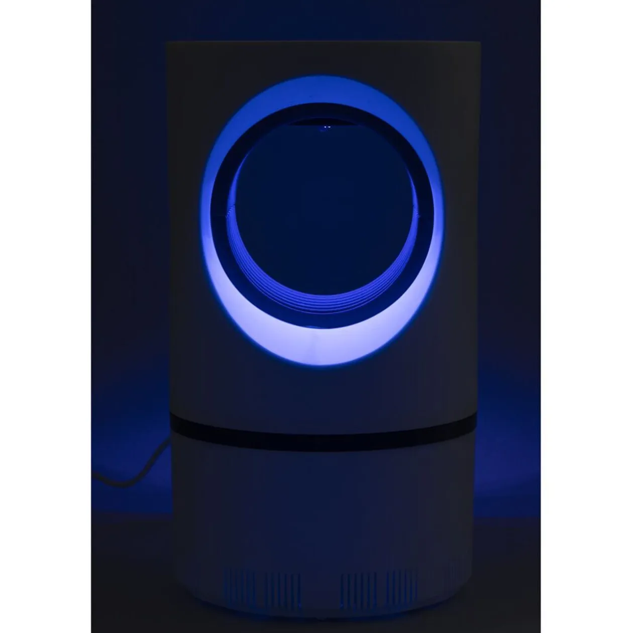 Piège anti-moustique électrique à LED et aspiration Ø13xH22,5cm