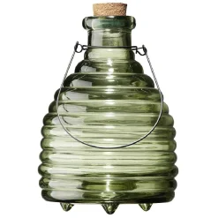 Piège à guêpe en verre strié Ø15xH35cm < Gifi Hot