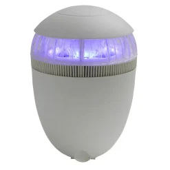 Piège à insectes plastique métal blanc 21LED à aspiration 200m² Ø23xH35cm < Gifi Clearance