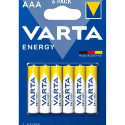 Pile alcaline Varta LR03 type AAA x6