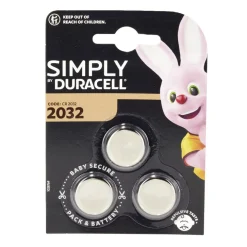 Pile bouton CR2025 x3 Duracell