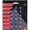 Pile bouton x18 gris