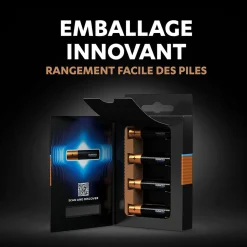 Pile Duracell Optimum AAA LR03 x4 < Gifi Discount