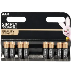 Pile LR06 type AA x8 Duracell < Gifi Best