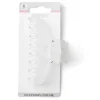 Pince cheveux blanc mat L9cm
