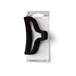 Pince à cheveux contours aspect velours noir 10cm < Gifi Hot