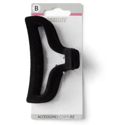 Pince à cheveux contours aspect velours noir 10cm < Gifi Hot