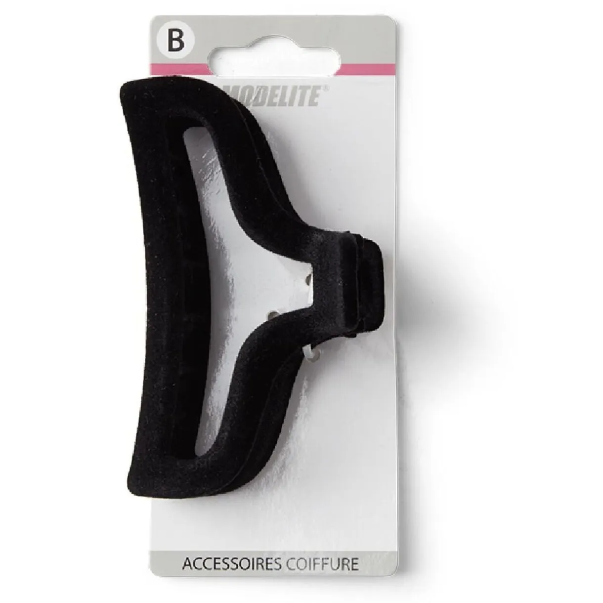 Pince à cheveux contours aspect velours noir 10cm < Gifi Hot
