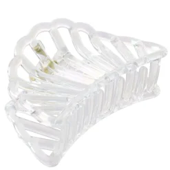 Pince cheveux coquillage blanc nacré L6cm