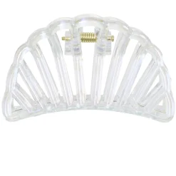 Pince cheveux coquillage blanc nacré L6cm