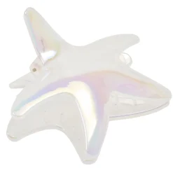 Pince cheveux coquillage blanc nacré L6cm