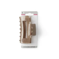 Pince cheveux crabe marron pailleté L10cm < Gifi Clearance