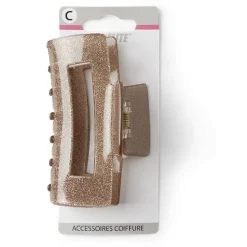 Pince cheveux crabe marron pailleté L10cm < Gifi Clearance