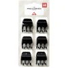Pince à cheveux crabe x6 plastique L3,8cm (3 modèles) < Gifi Online
