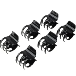 Pince à cheveux crabe x6 plastique L3,8cm (3 modèles) < Gifi Online