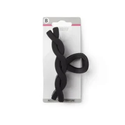 Pince cheveux crocodile noir mat effet torsadé L11cm < Gifi Sale