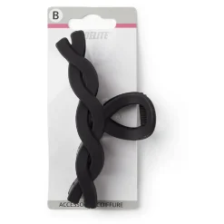 Pince cheveux crocodile noir mat effet torsadé L11cm < Gifi Sale