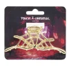 Pince à cheveux Halloween façon toile d'araignée dorée L11,5cm < Gifi Outlet