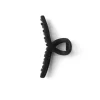 Pince cheveux noir mat effet noué L11cm