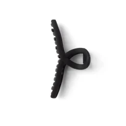 Pince cheveux noir mat effet noué L11cm