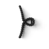 Pince cheveux noir mat L11cm