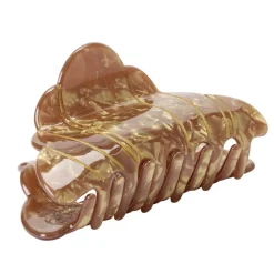 Pince à cheveux plastique forme croissant ou bretzel L9cm (2 modèles) < Gifi Outlet