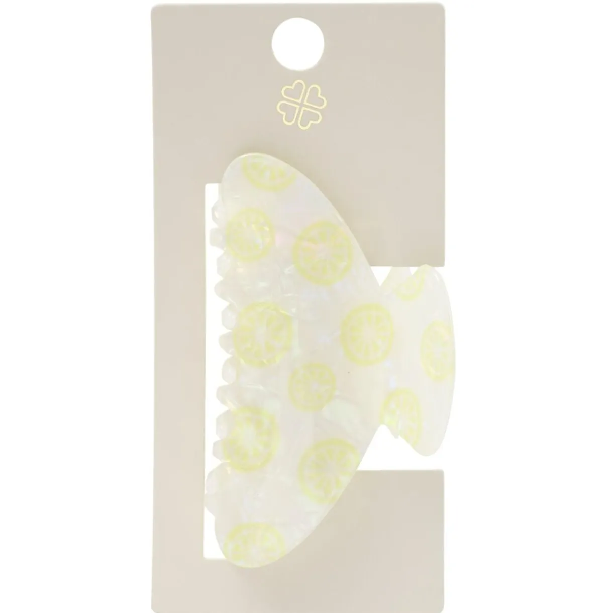 Pince cheveux époxy motif citron blanc L13cm < Gifi Hot