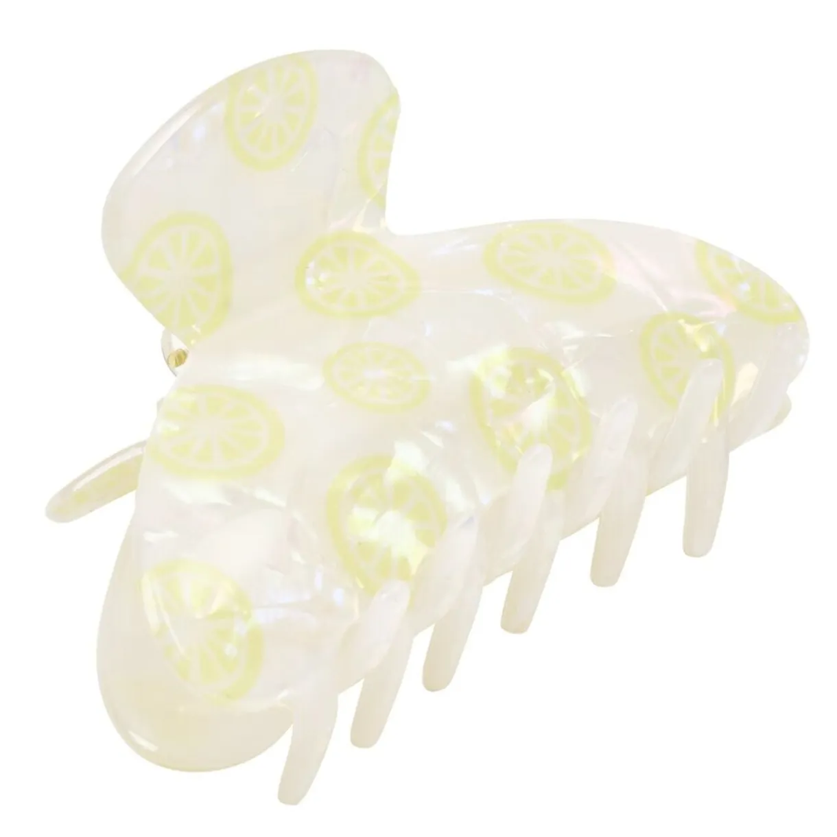Pince cheveux époxy motif citron blanc L13cm < Gifi Hot
