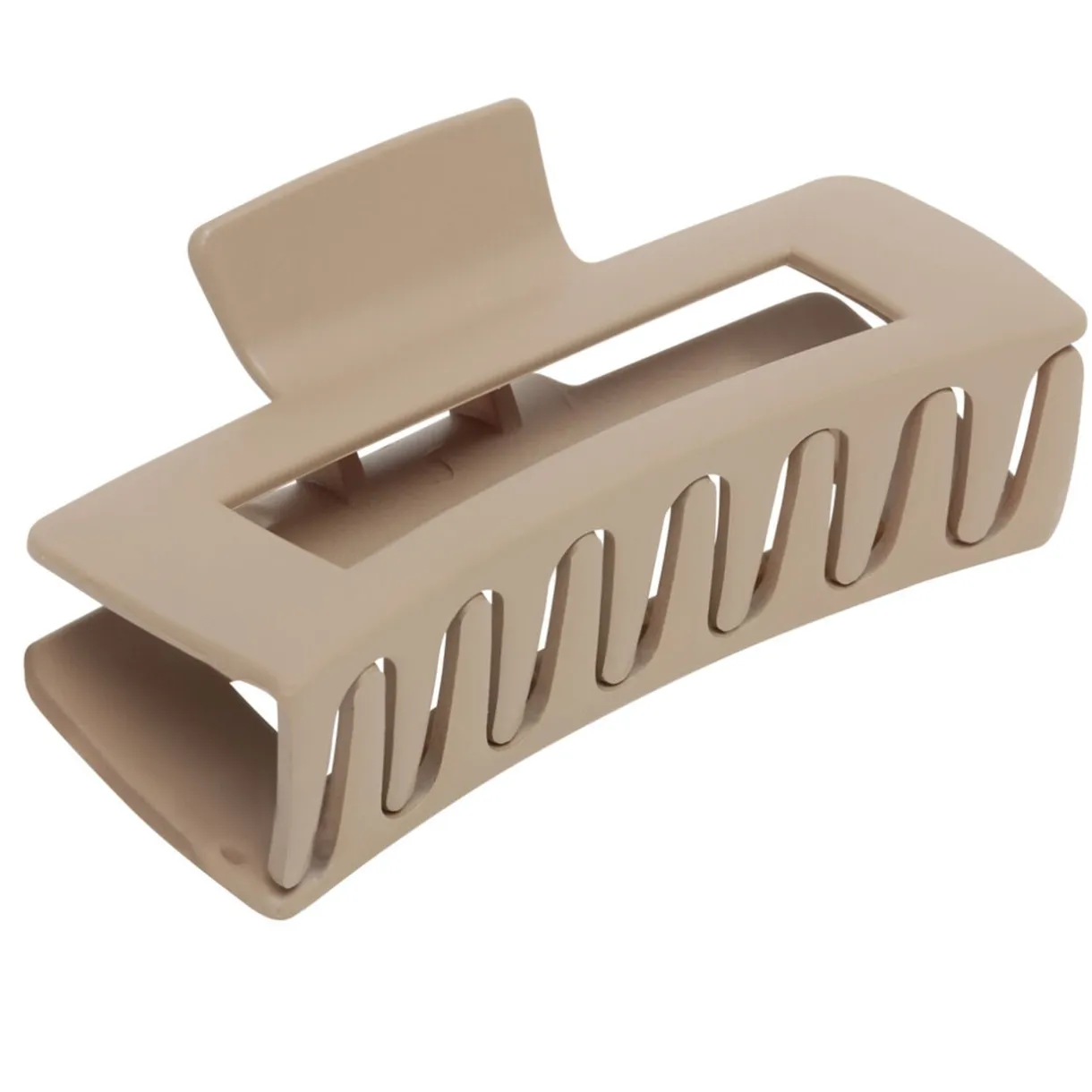 Pince à cheveux rectangulaire unie mate 10x4,5xH4,5cm (4 modèles) < Gifi Online
