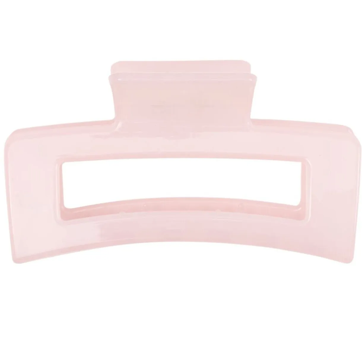 Pince à cheveux rectangulaire plastique vert effet transparent < Gifi Outlet