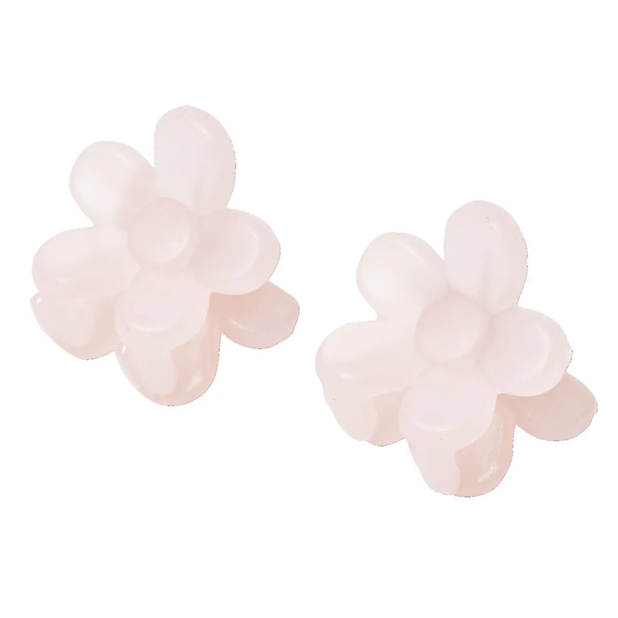 Pince à cheveux x2 fleur plastique Ø1,5cm (2 modèles)