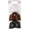 Pince crocodile design papillon L.6 cm x3