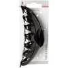 Pince crocodile noir brillant L.13 cm
