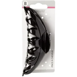 Pince crocodile noir brillant L.13 cm