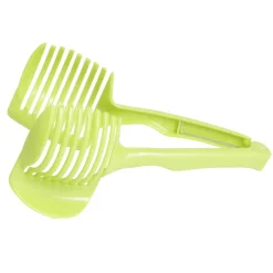 Pince découpe légumes plastique vert L18,5cm
