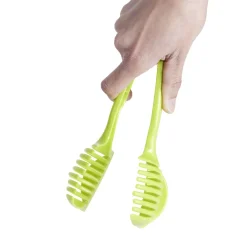 Pince découpe légumes plastique vert L18,5cm