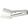 Pince de cuisine en acier gris 3,5x4,5xL19,5cm