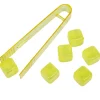 Pince et glaçons réutilisables