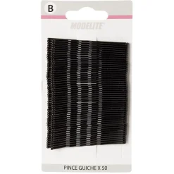 Pince guiche métal noir L.6,5 cm x50 < Gifi Hot