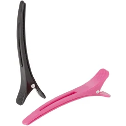 Pince Ibis métal noir rose L9 cm x2 < Gifi