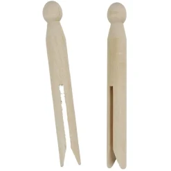 Pince à linge en bois vintage x16 < Gifi Outlet