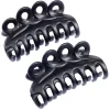 Pince noir mat L9cm x2