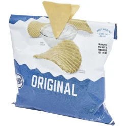 Pince à sachet chips jaune x2