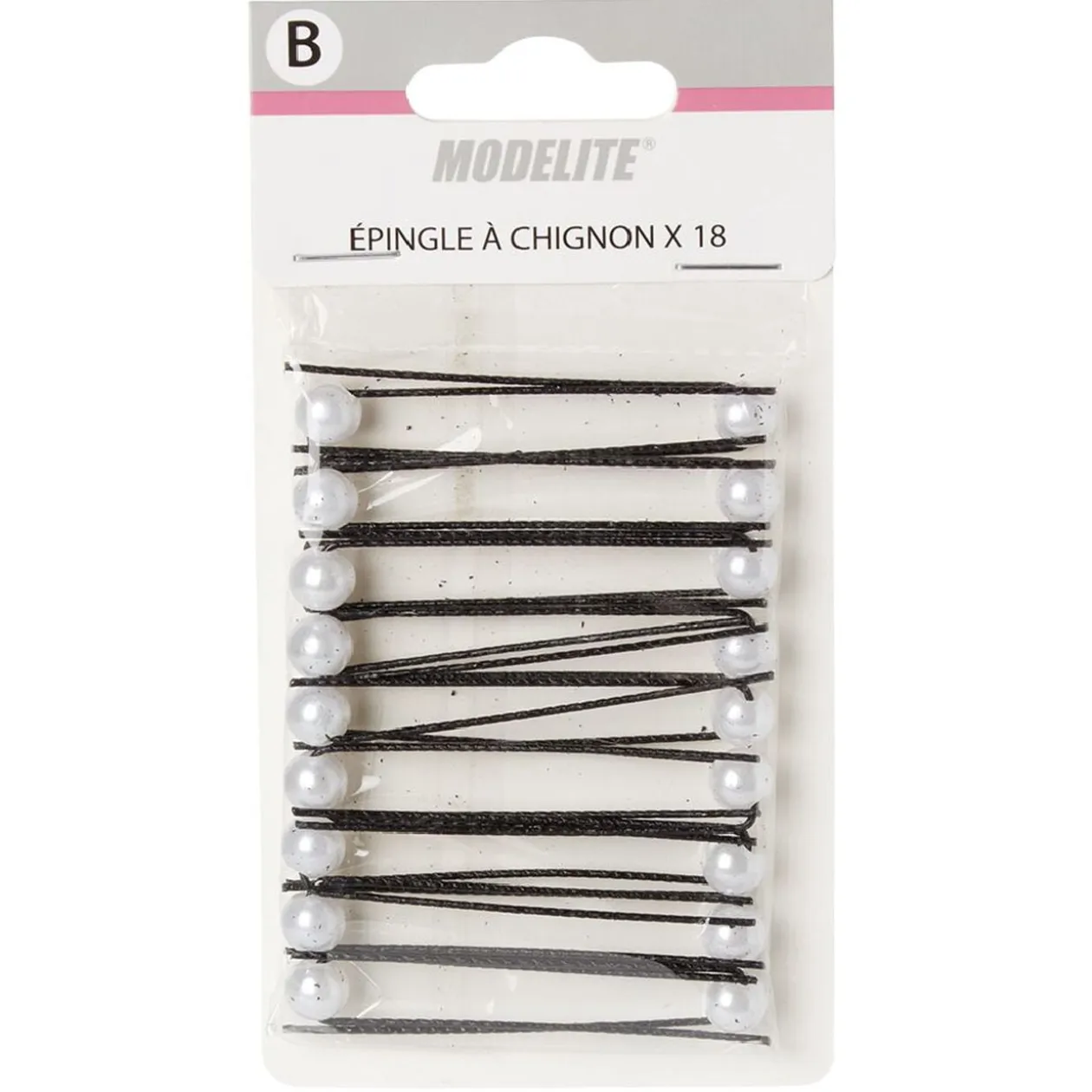 Épingle à chignon décor perle x18