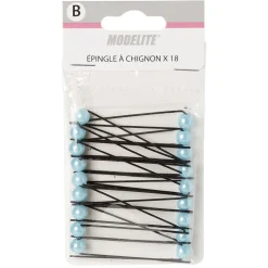 Épingle à chignon décor perle x18