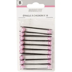 Épingle à chignon décor perle x18