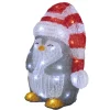 Pingouin de Noël lumineux 40LED multicolore H30cm < Gifi Online