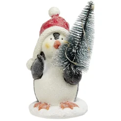 Pingouin et sapin de Noël lumineux (2 modèles)